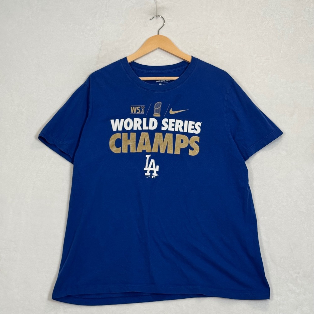 Nike Blue World Series Champs Shirt XL